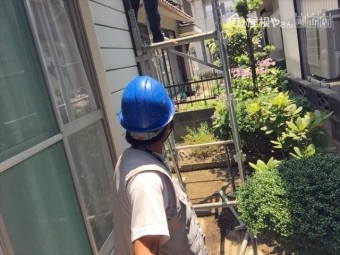岡山市北区 屋根工事 屋根リフォーム 足場工事