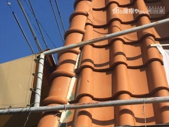 岡山市北区 屋根修理 棟積み直し工事