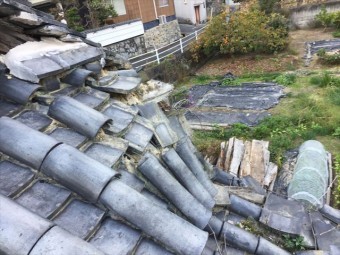 岡山市東区 屋根修理隅木取替
