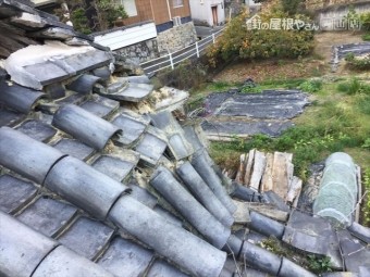 岡山市東区 屋根修理隅木取替