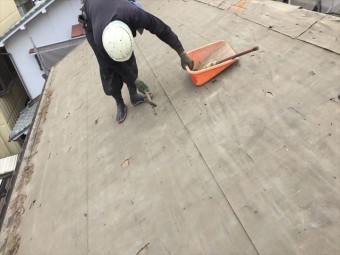 岡山市北区 屋根工事 雨漏り修理 屋根の掃除