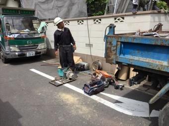 岡山市北区 屋根工事 屋根リフォーム タワー解体