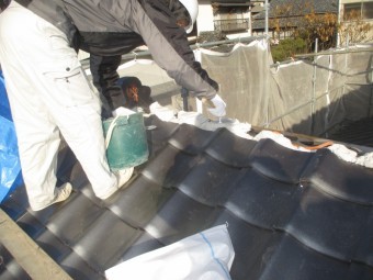 備前市 1階棟工事南蛮漆喰を使います