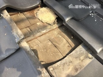 岡山市北区 屋根工事 雨漏り修理 雨漏りの場所