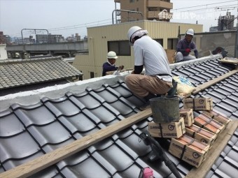 岡山市北区 屋根工事 屋根リフォーム 棟の基礎