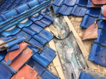 備前市 屋根工事 雨漏り修理