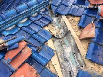 備前市 屋根工事 雨漏り修理