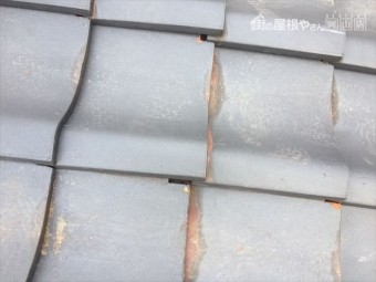 玉野市 屋根修理瓦のズレ