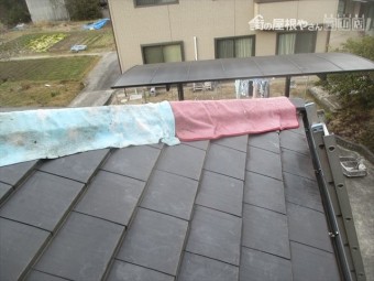 瀬戸内市 崩れそうな隅棟積み直し 地震に強い強力棟 解体