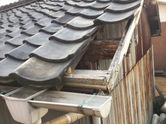 岡山市中区 屋根瓦修理 屋根診断士による点検 瓦の状態