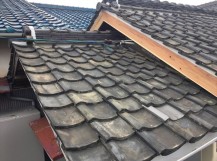 岡山市中区 雨漏り修理 漆喰工事
