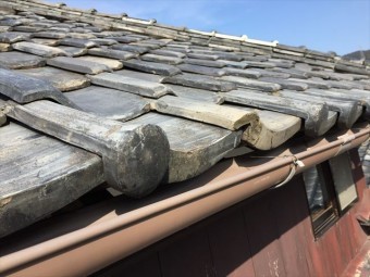 瀬戸内市 瓦葺き替え工事 屋根点検