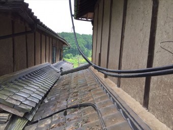 岡山県久米南町 屋根工事 屋根リフォーム 2足場撤去