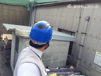 倉敷市 屋根修理 折板屋根取り替え