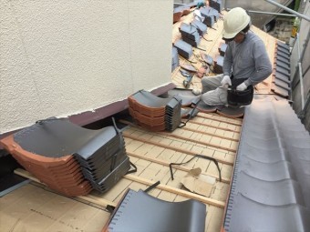 岡山市南区 屋根工事 雨漏り修理