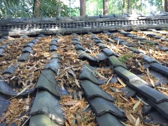 井原市 雨漏り修理 瓦ズレ