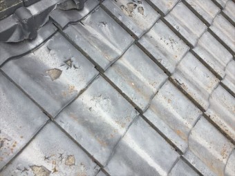 岡山市南区で屋根瓦修理点検