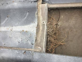 岡山市南区で屋根瓦修理点検