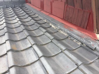 岡山市南区で屋根瓦修理点検
