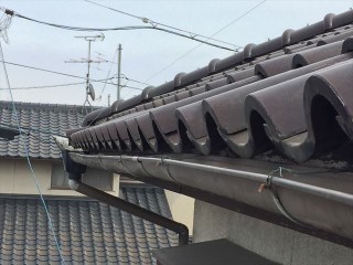 岡山市南区雨樋補修