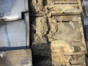 岡山市北区 雨漏り跡