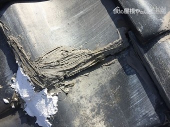 岡山市北区 瓦コーキング