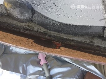 岡山市中区テラスの波板張替