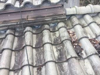 赤磐市 屋根瓦点検 瓦のズレ