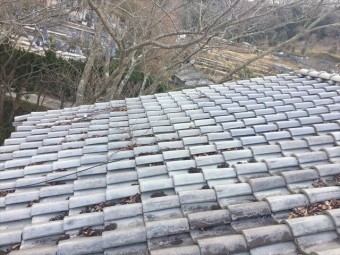 赤磐市 屋根瓦点検 瓦のズレ