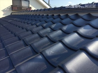 岡山市北区 屋根葺き替え工事 棟施工