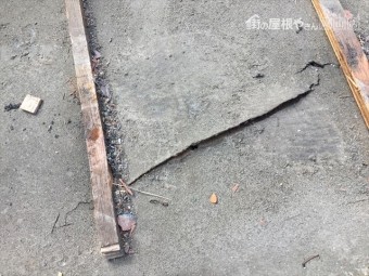 備前市 瓦屋根葺き替え工事 雨漏り状況