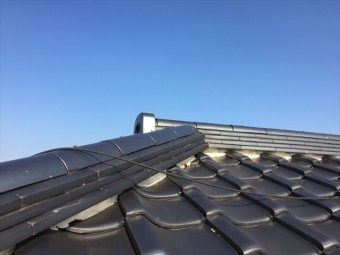 岡山市南区 漆喰入れ替えの工事 工事前