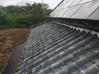 岡山市東区で雨漏り調査