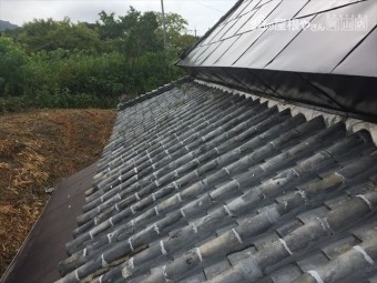 岡山市東区で雨漏り調査
