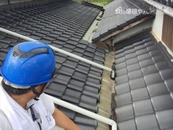 岡山市南区雨漏り点検