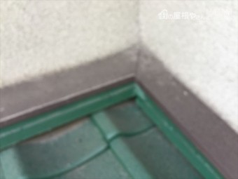 岡山市中区 雨漏り修理 壁際の角から雨漏りか?
