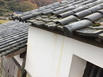 岡山市東区 蔵の屋根修理