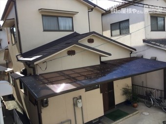 岡山市北区 スーパーガルテクトの工事完成