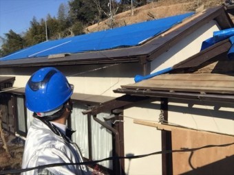 岡山市中区 瓦工事