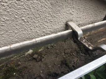倉敷市で雨どいの点検