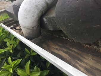 倉敷市で雨どい掃除