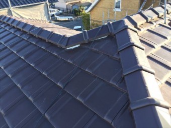 岡山市南区 2階の隅棟 強力棟で施工完成