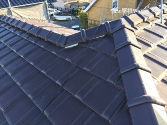 岡山市南区 2階の隅棟 強力棟で施工完成