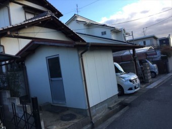 岡山市南区 雨漏り修理 倉庫