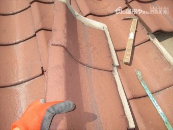 岡山市北区 雨漏り修理 防水紙劣化