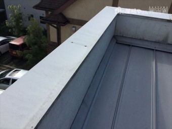 岡山市南区で台風で板金が飛んだ