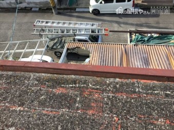 岡山市南区屋根補修工事