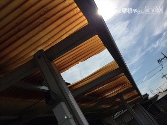 岡山市南区屋根補修工事