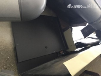 岡山市北区で大谷の板金の入れ替え。雨漏り修理