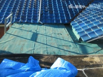岡山市南区 屋根リフォーム ガルバリウム鋼板縦葺き